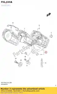 suzuki 3411114J00 minuscule assy - La partie au fond