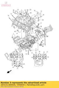 yamaha 26H151380000 boquilla 1 - Lado inferior