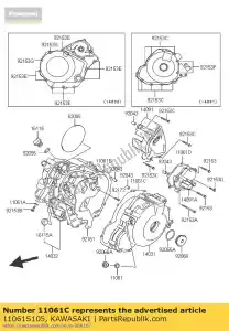 kawasaki 11061S105 uszczelka os?ony magneto lv1000-a1 - Dół