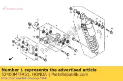 Aquí puede pedir cojín assy., rr. De Honda , con el número de pieza 52400MFFA51: