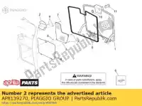 AP8139270, Piaggio Group, Tas houder haak aprilia scarabeo eng rotax 125 150 200, Nieuw