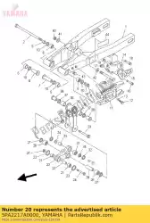 arm, relais van Yamaha, met onderdeel nummer 5PA2217A0000, bestel je hier online: