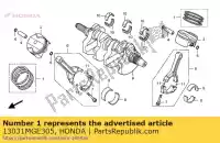 13031MGE305, Honda, ring set, piston (0.50) honda  vfr 1200 2010 2011 2012 2013 2017, New