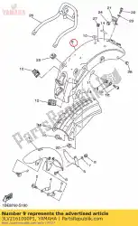 Qui puoi ordinare parafango posteriore comp. Smx da Yamaha , con numero parte 3LV2161000P1: