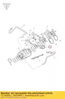 T1240802, Triumph, sistema efi de válvula de purga triumph america carbs america efi bonneville & bonneville t100 carbs bonneville & bonneville t100 efi bonneville efi > 380776 bonneville from vin 380777 & se bonneville from vin 380777/ se bonneville t100 efi daytona 595 / 955i daytona 600 , Nuevo