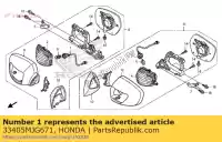 33405MJG671, Honda, no description available at the moment honda gl 1800 2013, New