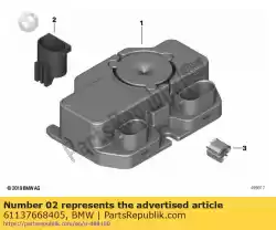 Here you can order the resistor - 120 ohm from BMW, with part number 61137668405: