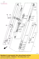 Ici, vous pouvez commander le anneau, piston auprès de Yamaha , avec le numéro de pièce 1RX231570000: