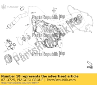 8713725, Aprilia, gruppo pompa acqua., Nuovo