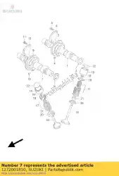 Aquí puede pedir árbol de levas, exh. De Suzuki , con el número de pieza 1272001810: