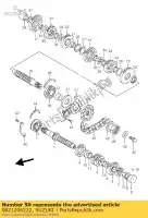 0821206222, Suzuki, arruela, impulso suzuki gsf gsx gsx r rf 600 750 1100 1985 1986 1987 1988 1989 1990 1991 1992 1993 1994 1995 1996 1997 1998 1999 2000 2001, Novo