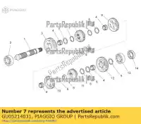 GU05214031, Piaggio Group, engranaje 5a z = 30 moto-guzzi audace audace 1400 carbon abs bellagio breva v ie california eldorado eldorado 1400 abs (apac) eldorado 1400 abs (usa) griso griso s e griso v ie norge norge polizia berlino sport stelvio zgukdh00 zgulc000 zgulc001 zgulca00 zgulcb00 zgulcb0001 , Nuevo