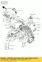 140730100, Kawasaki, kanaal, ram air, rh zx1400a6f kawasaki zzr 1400 2006 2007 2008 2009 2010 2011, Nieuw