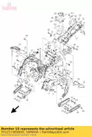 5YU211960000, Yamaha, tubo cruzado, 1 yamaha mt 1670 2005 2006 2007 2008 2009, Novo