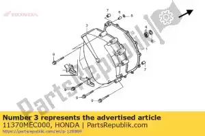 honda 11370MEC000 cover comp., clutch - Bottom side