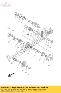 yamaha 933062062700 bearing (5x5) - Bottom side