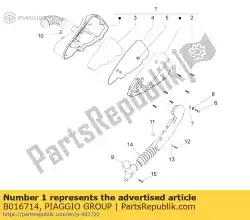 Aquí puede pedir caja de filtro completa de Piaggio Group , con el número de pieza B016714: