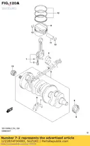suzuki 1222824F000B0 ?o?ysko, korba t - Dół