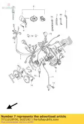 Here you can order the switch,ignition from Suzuki, with part number 3711010F00: