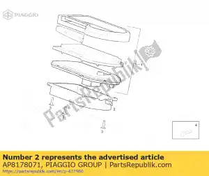 Piaggio Group AP8178071 obs?uga gniazda - Dół
