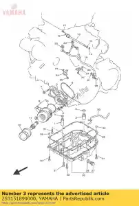 yamaha 2S3151890000 plug - Onderkant