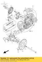 6461104A01, Suzuki, tamburo, corona dentata suzuki rg vl 125 250 1992 1993 1994 2000 2001 2002 2003 2004 2005 2006 2007, Nuovo