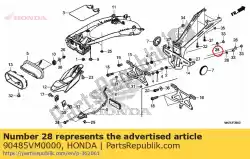 Aqui você pode pedir o arruela, 6mm em Honda , com o número da peça 90485VM0000:
