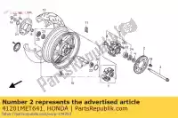 41201MET641, Honda, sprocket, final driven (4 honda cbf  a cbf500 cbf500a 500 , New