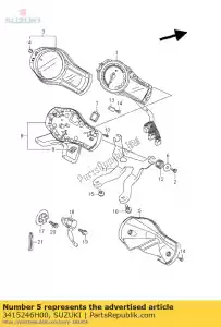 suzuki 3415246H00 cobrir - Lado inferior