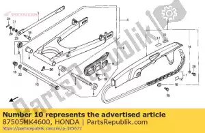 honda 87505MK4600 momenteel geen beschrijving beschikbaar - Onderkant