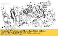 19040MF5751, Honda, ventilador, enfriamiento (t.rad), Nuevo