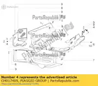 CM017409, Piaggio Group, Clip d.4,2     , Nuevo