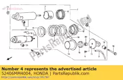 Here you can order the joint. Pipe from Honda, with part number 52406MM4004: