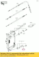 921711901, Kawasaki, clamp kawasaki klx  s t sf w klx250 klx250s 250 , New