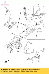 Aqui você pode pedir o conjunto de unidade de controle de suspensão em Yamaha , com o número da peça 2KS859020000: