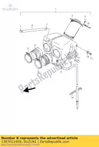 Suzuki 1387021458 tubo, dreno - Lado inferior