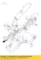 1415002F00, Suzuki, cano, escapamento, r suzuki tl  r s tl1000s tl1000r 1000 , Novo