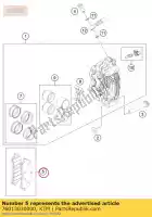 76013030000, KTM, pastilhas de freio tt2910hh husqvarna ktm  duke smr 450 690 2013 2014 2015 2016 2017 2018 2019 2020 2021, Novo