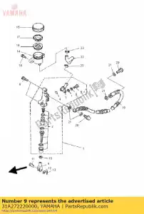 yamaha 31A272220000 joint - Bottom side