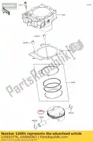 130010736, Kawasaki, silnik t?okowy kawasaki kx  f kx450 kx450f 450 , Nowy