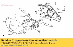 Here you can order the cover set*gy136p* from Honda, with part number 53207KTW900ZG: