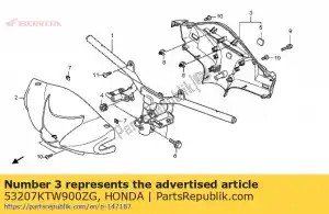 Honda 53207KTW900ZG cover set*gy136p* - Bottom side