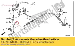 honda 54320HN8000 tuyau composé, pivot - La partie au fond