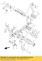 2522137E10, Suzuki, garfo, mudança de marcha suzuki dr z rm 250 400 1998 1999 2000 2001 2002 2003 2004 2005 2006 2007 2008, Novo