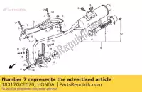 18317GCF670, Honda, Ogranicznik, iskra honda xr 50 70 1997 1998 1999 2000 2003, Nowy