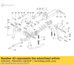 Piaggio Group 639202 zijstandaard schakelaar - Onderkant