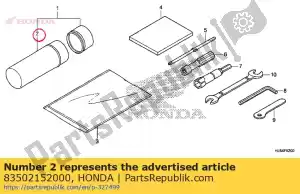 Honda 83502152000 cuerpo, caja de herramientas - Lado inferior