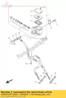 3D8W25872000, Yamaha, subconjunto do cilindro mestre yamaha  xvs 1300 2010 2014 2016 2017, Novo