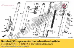 Tutaj możesz zamówić o-ring, 2,8x1,9 od Honda , z numerem części 91301KZ3731: