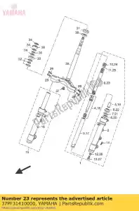 yamaha 37PF31410000 molla, forcella anteriore - Il fondo